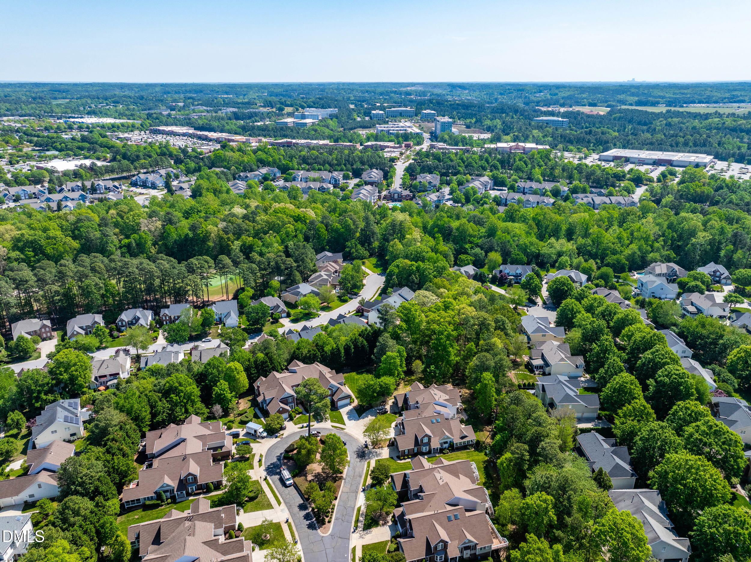 9113 White Eagle Court Raleigh, NC 27617 - Photo 45 of 58 Aerial View