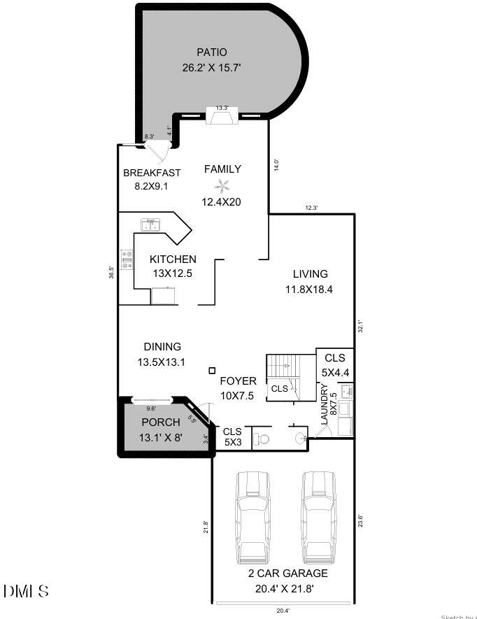 9113 White Eagle Court Raleigh, NC 27617 - Photo 55 of 58 WhiteEagle - 1st Floor