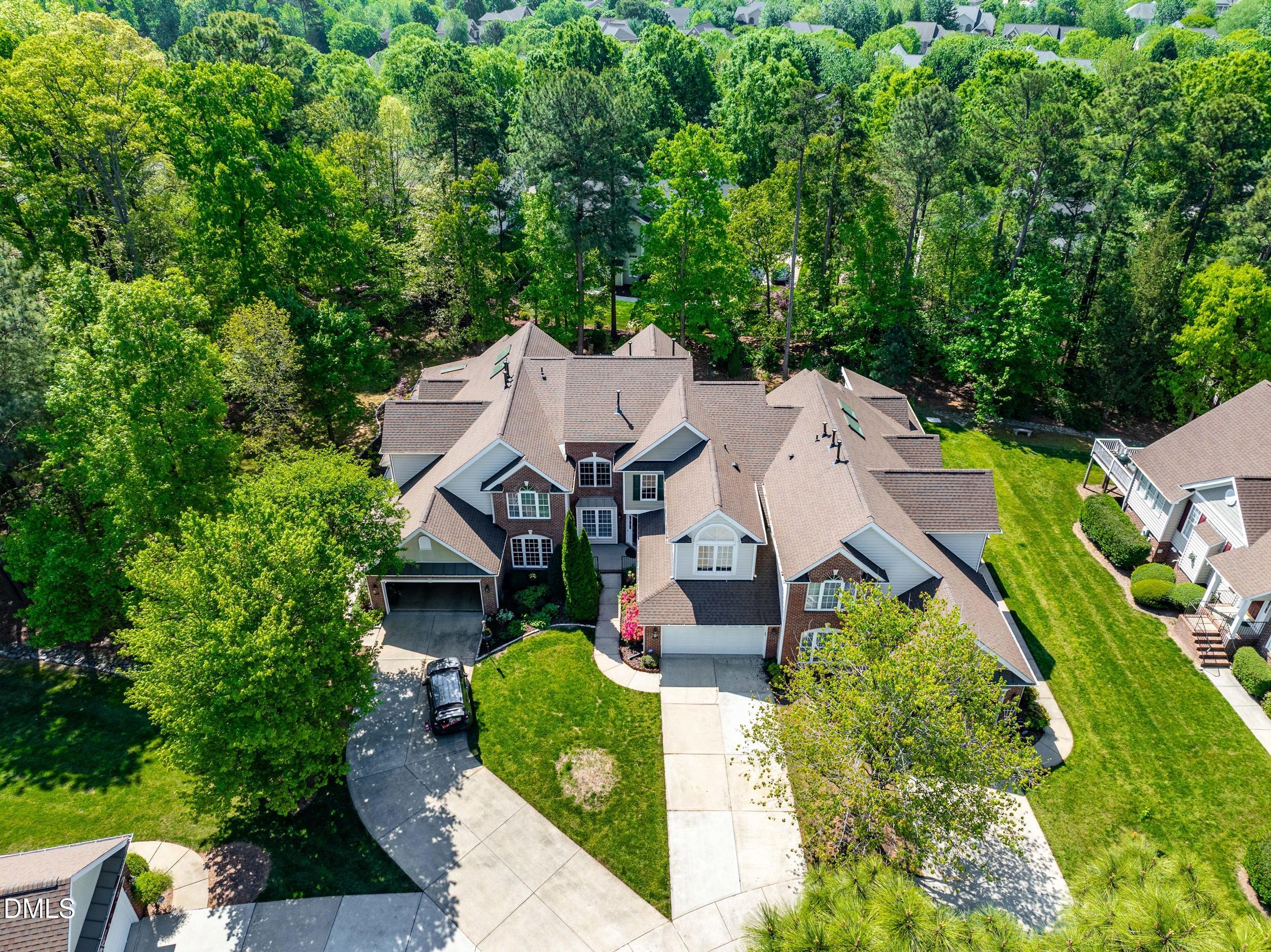 9113 White Eagle Court Raleigh, NC 27617 - Photo 4 of 58 Front - Aerial View