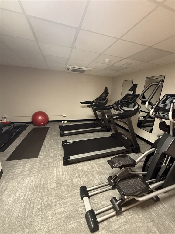 6 Chatham Street, Unit 308 Worcester, MA 01609 - Photo 10 of 10 a gym area with gym equipment