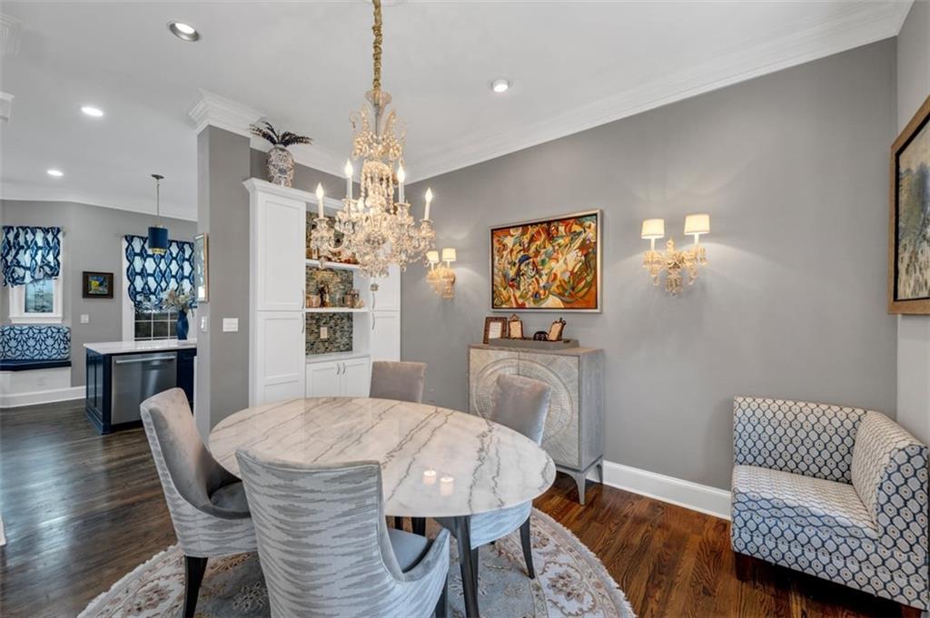 526 Hill Street Southeast Atlanta, GA 30312 - Photo 13 of 81 a view of a dining room with furniture