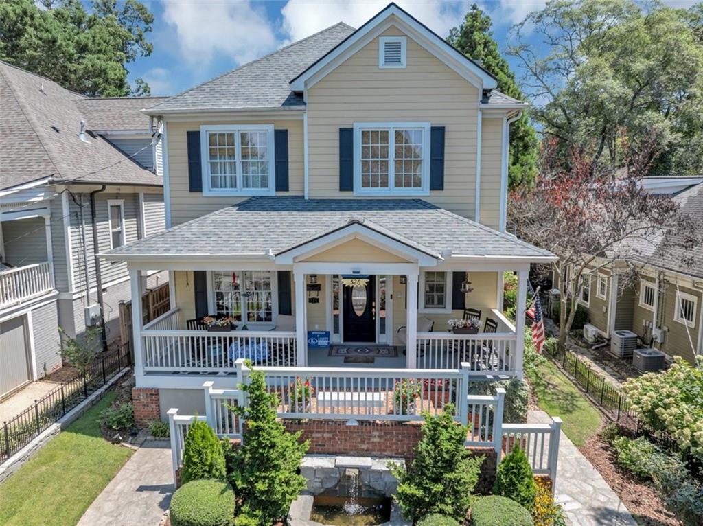 526 Hill Street Southeast Atlanta, GA 30312 - Photo 2 of 81 a front view of a house with garden