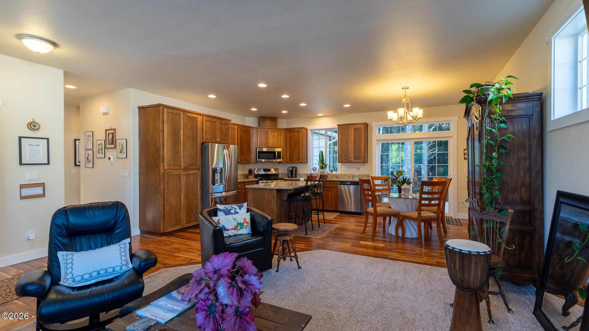 4161 Southeast Inlet Avenue Lincoln City, OR 97367 - Photo 21 of 38 Kitchen/Dining Room view from Living Room