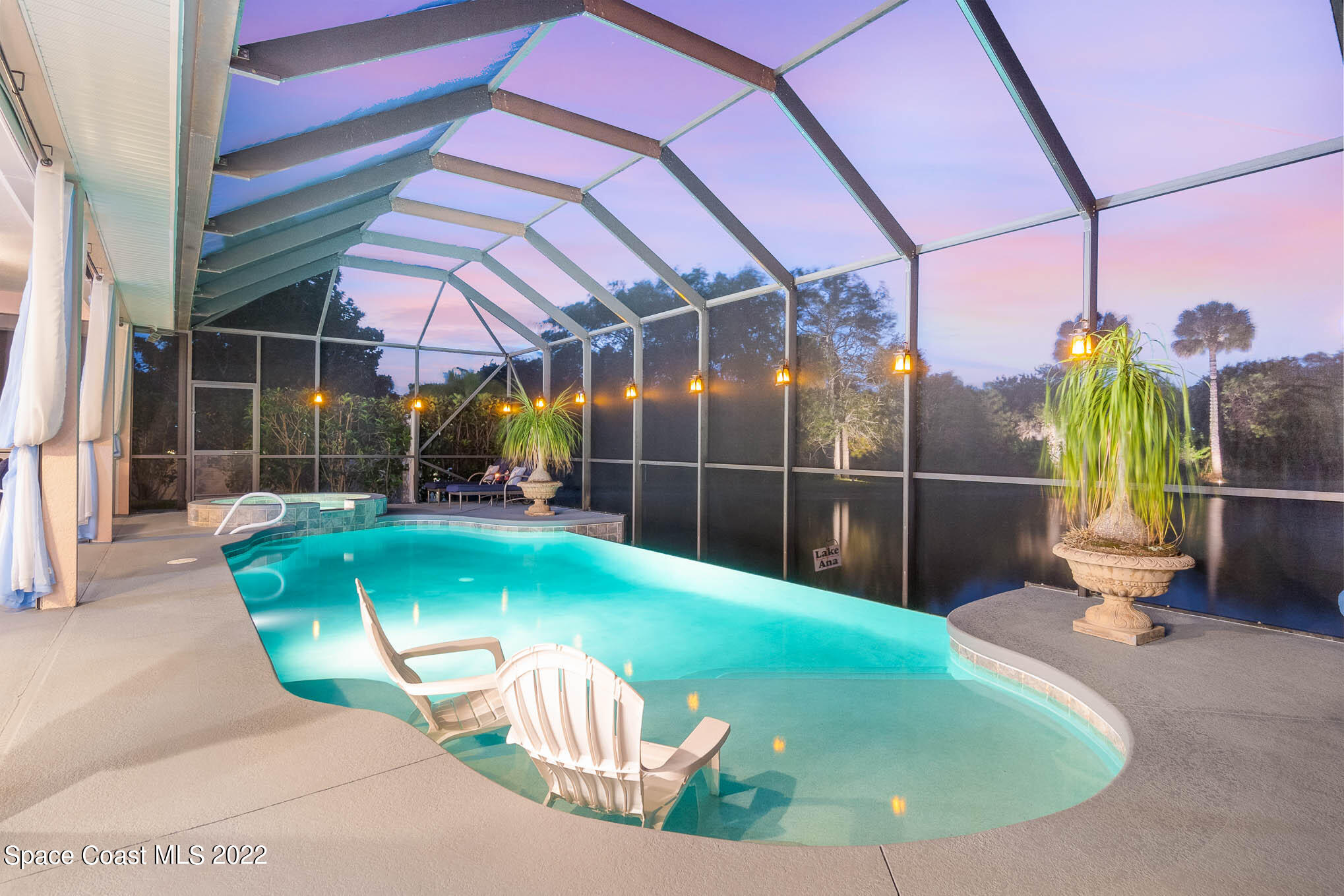 1338 Centennial Way Rockledge, FL 32955 - Photo 37 of 46 a view of a chairs and table in the patio