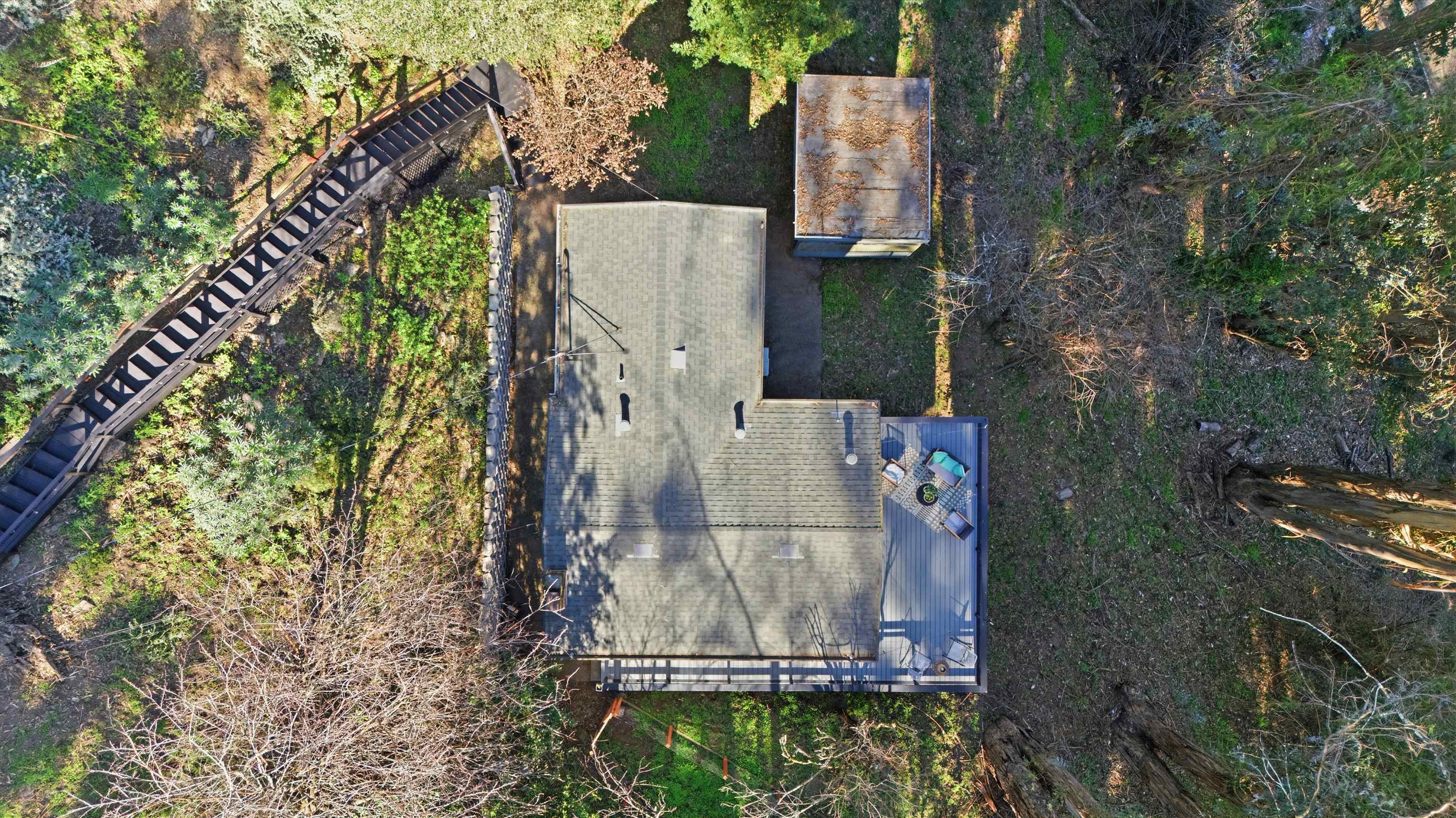 6416 Valley View Road Oakland, CA 94611 - Photo 48 of 58 aerial view of a house with a yard