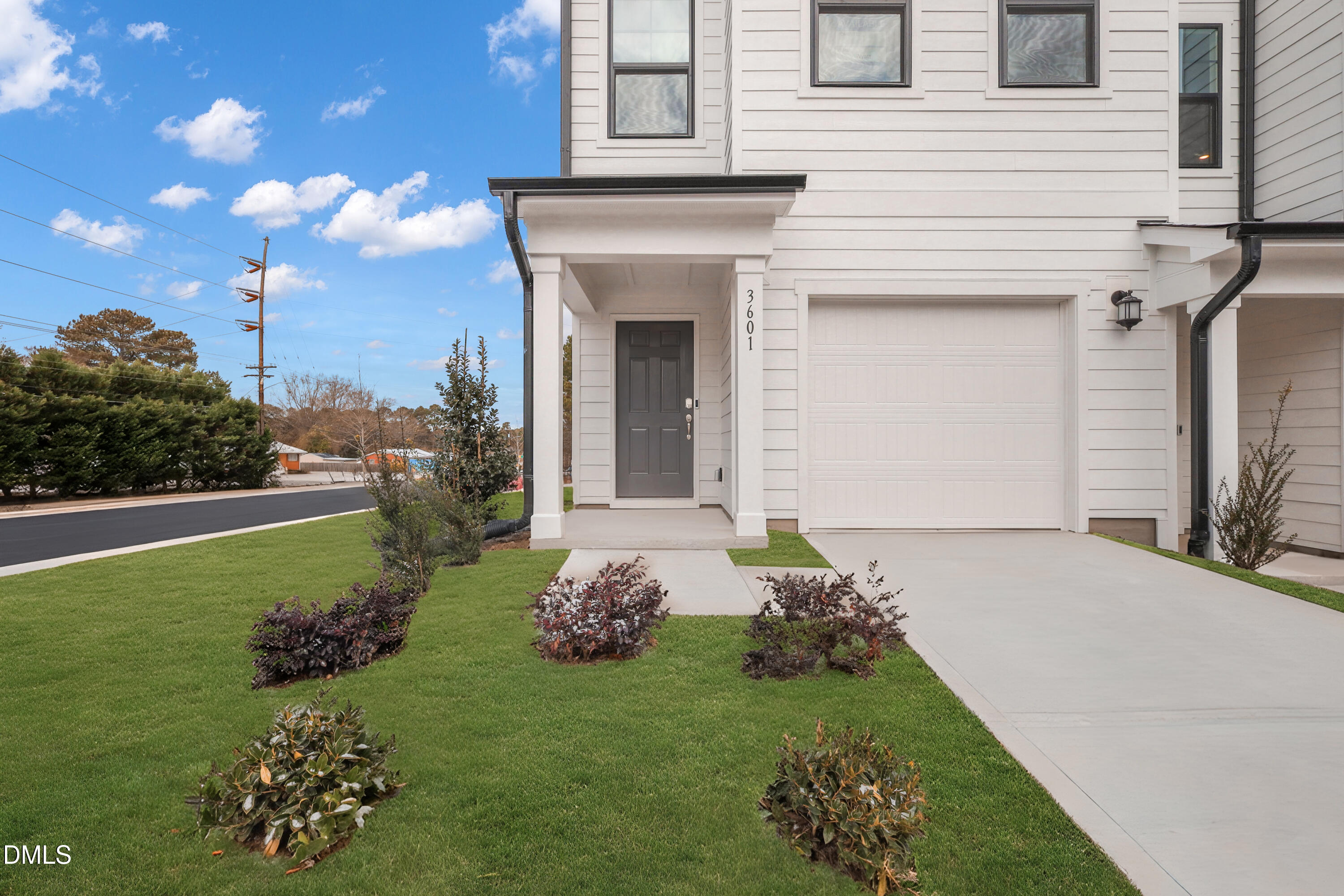 3601 Elm Grv Lane Raleigh, NC 27604 - Photo 3 of 54 a front view of a house with garden