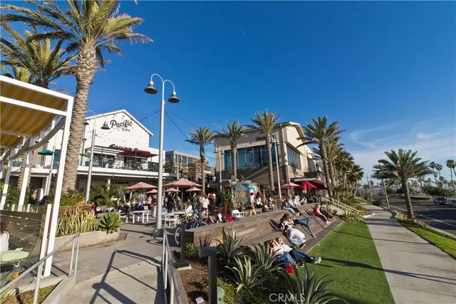 a view of a chairs and tables in patio