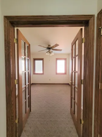a view of an empty room