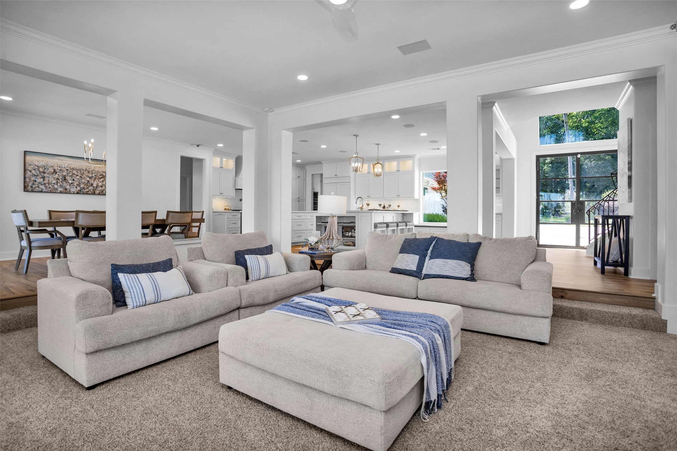 16059 Walden Road Conroe, TX 77356 - Photo 19 of 50 a living room with furniture and a large window