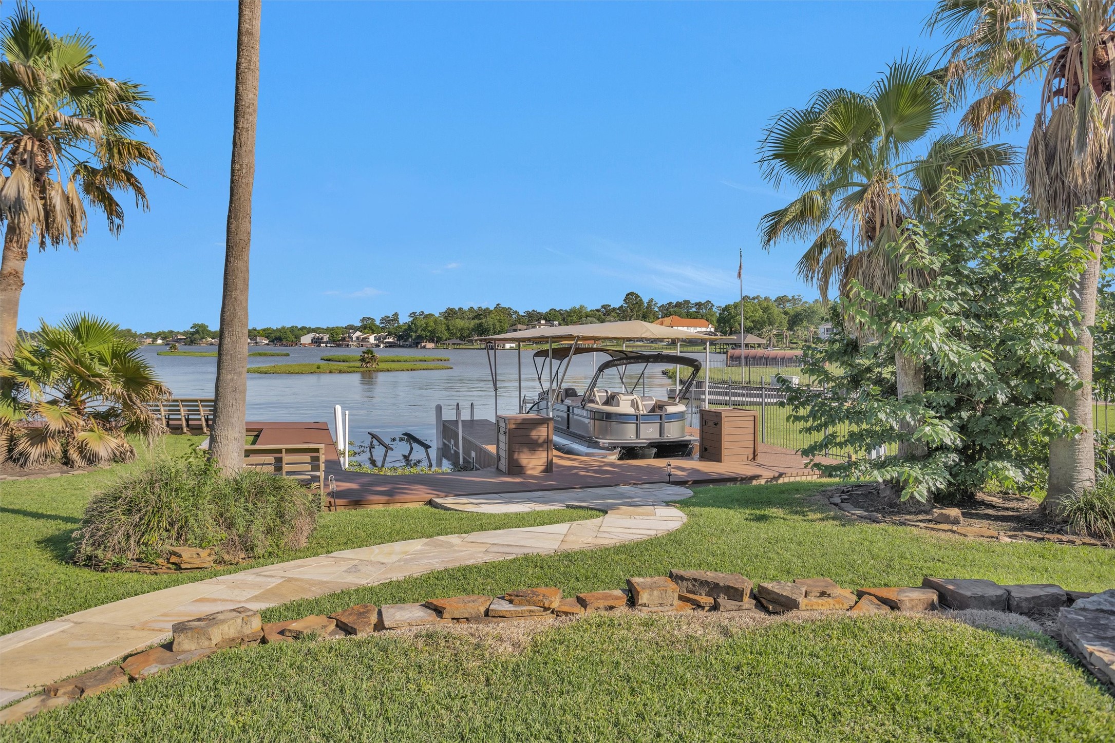16059 Walden Road Conroe, TX 77356 - Photo 42 of 50 an aerial view of residential houses with outdoor space and swimming pool