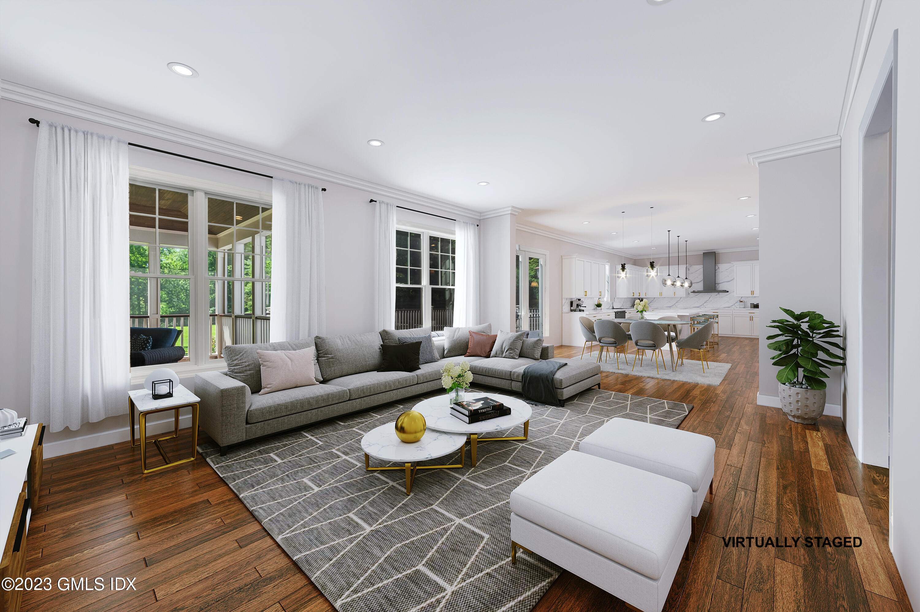 58 Perkins Road Greenwich, CT 06830 - Photo 10 of 30 a living room with furniture and a table