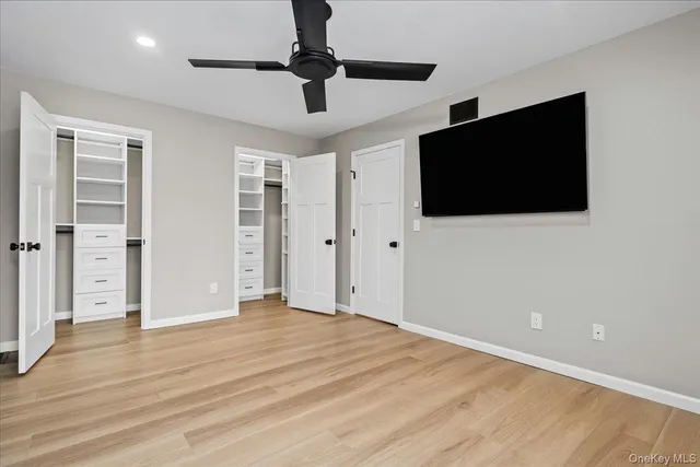 a view of a livingroom with a flat screen tv