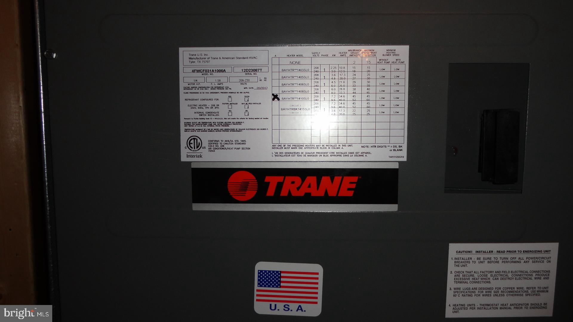 903 Perry Lane Severn, MD 21144 - Photo 31 of 93 All Bortle Homes Equipped with TRANE Furnace