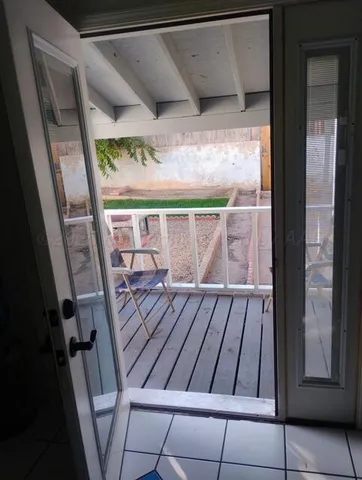 a view of wooden floor