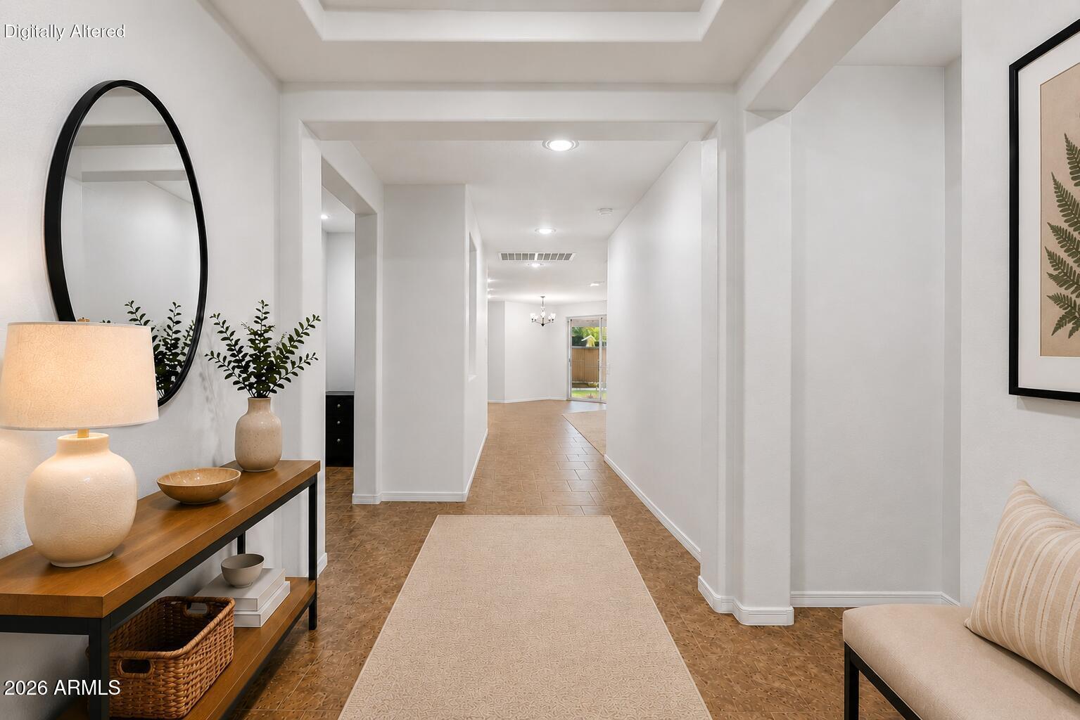 1447 East Warbler Road Gilbert, AZ 85297 - Photo 5 of 45 Open Hallway Leading to Living Spaces