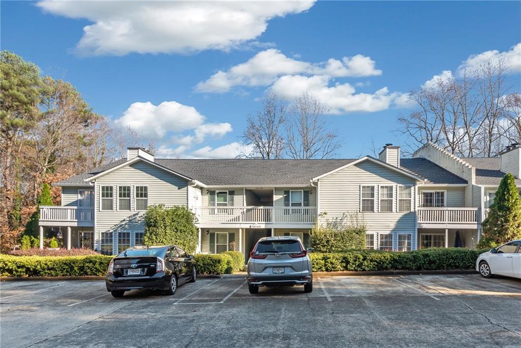 a car parked in front of a house