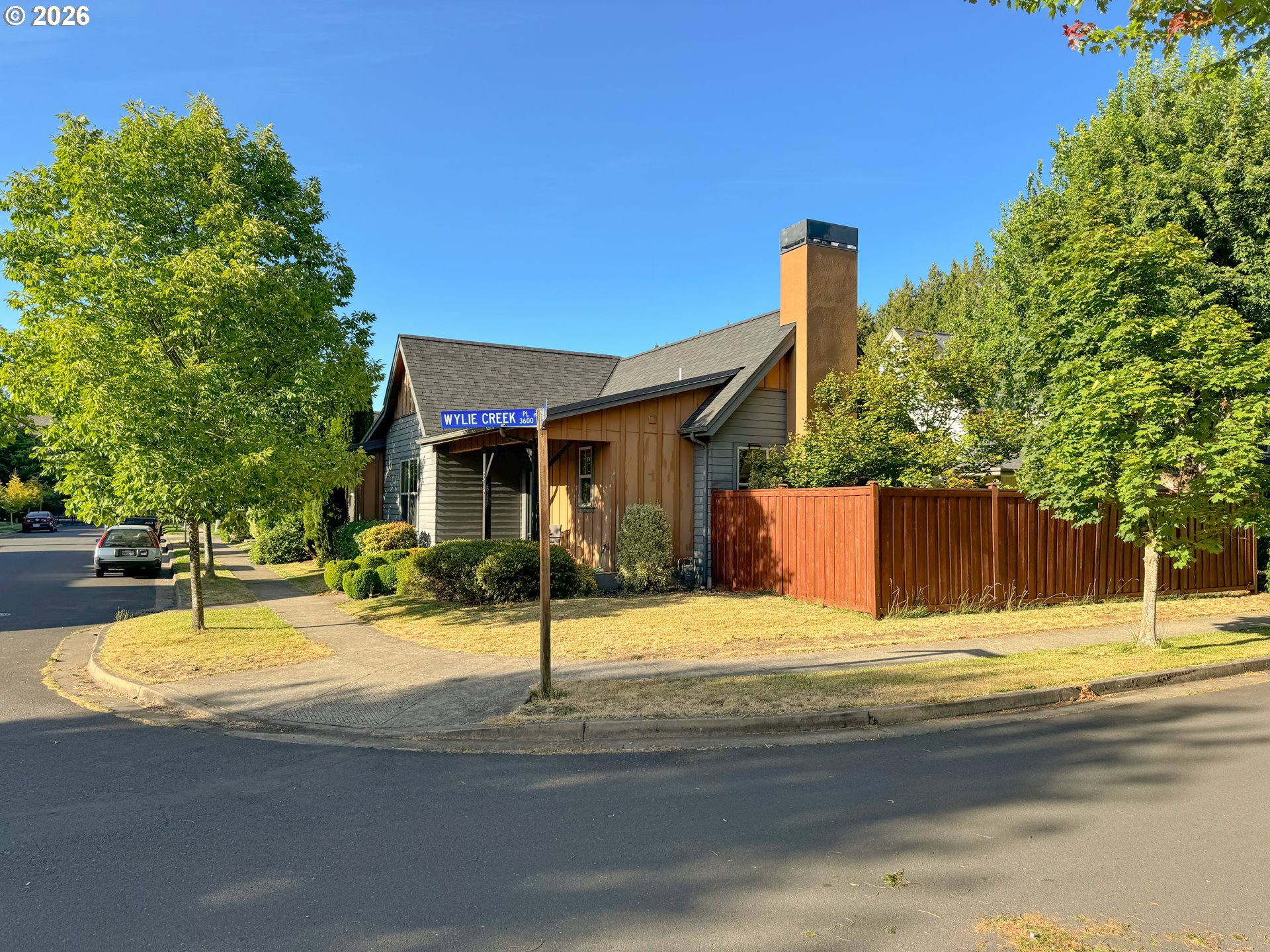 375 Mia Lane Eugene, OR 97401 - Photo 3 of 44 a view of a house with basketball court