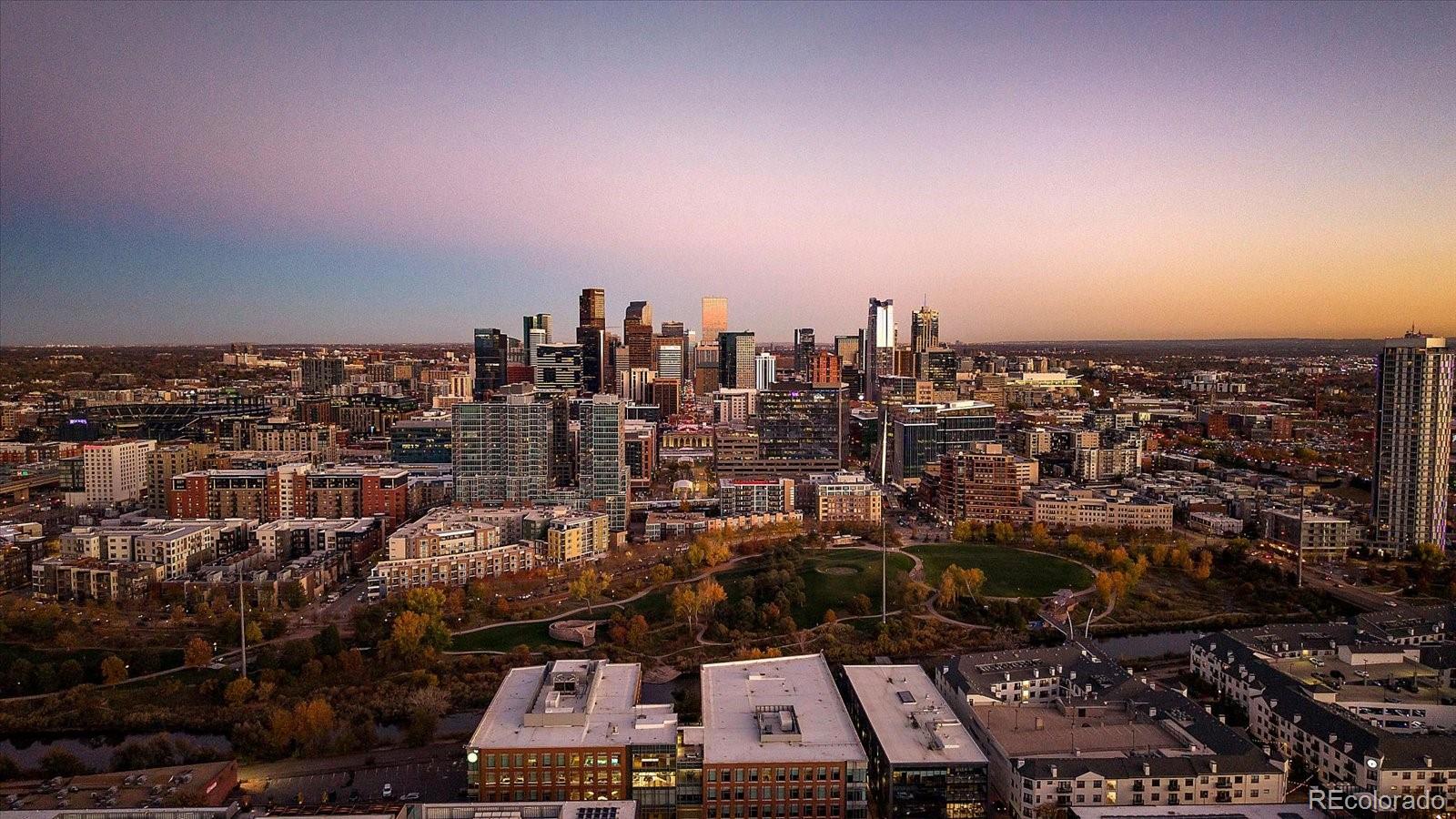 1610 Little Raven Street, Unit PH5 Denver, CO 80202 - Photo 40 of 44 an aerial view of a city