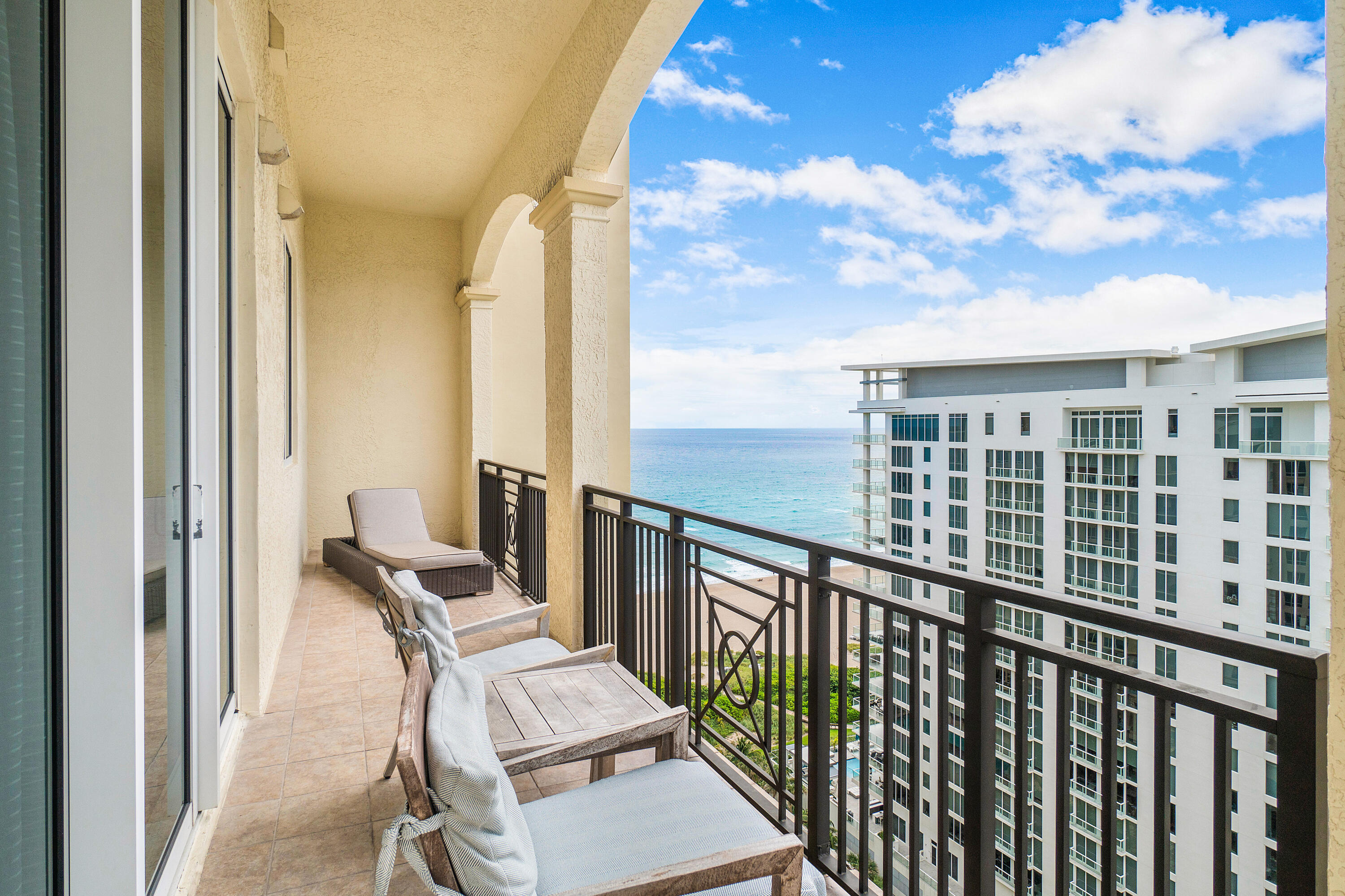 3800 North Ocean Drive Riviera Beach, FL 33404 - Photo 39 of 51 a view of a balcony with chairs