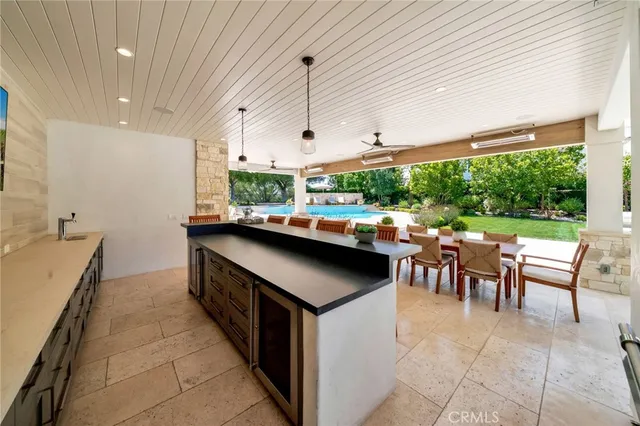 a spacious bathroom with a double vanity sink mirror and