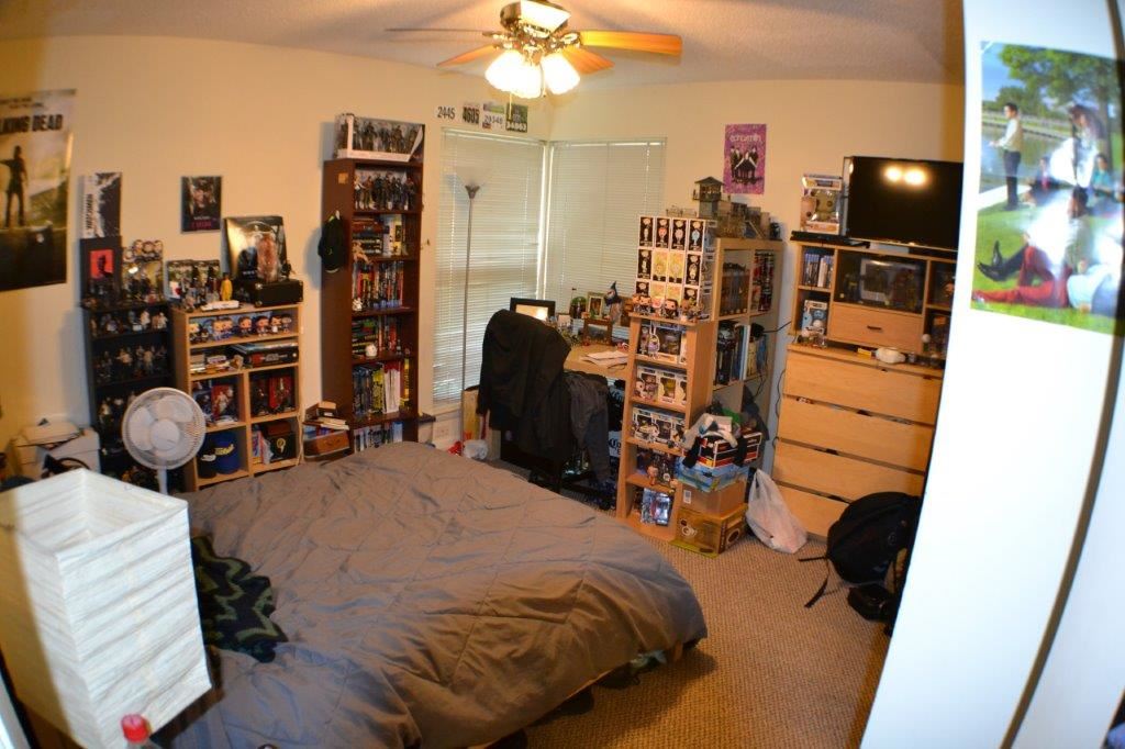 1372 Hunters Road, Unit B Harrisonburg, VA 22801 - Photo 13 of 22 a bed room with a bed and a television