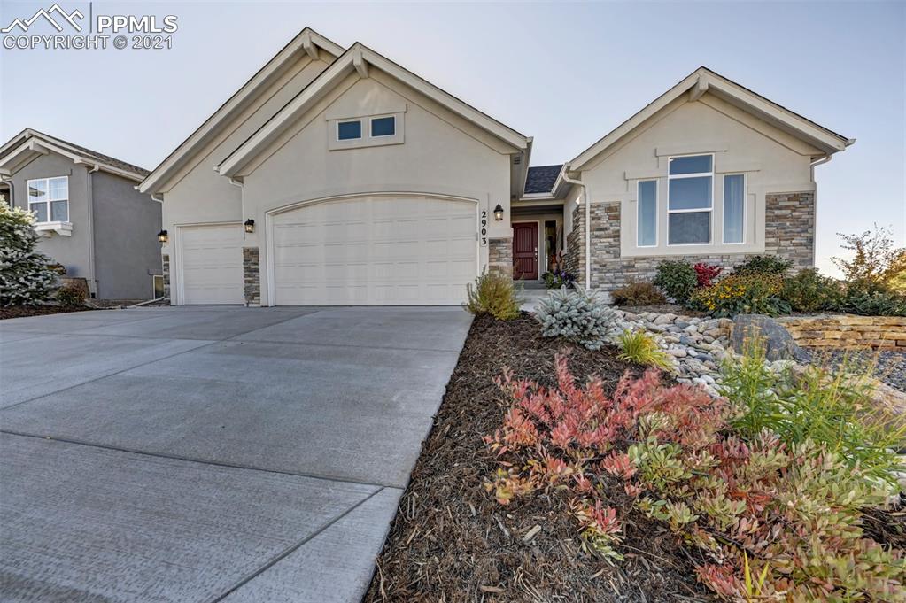 a view of house and garden