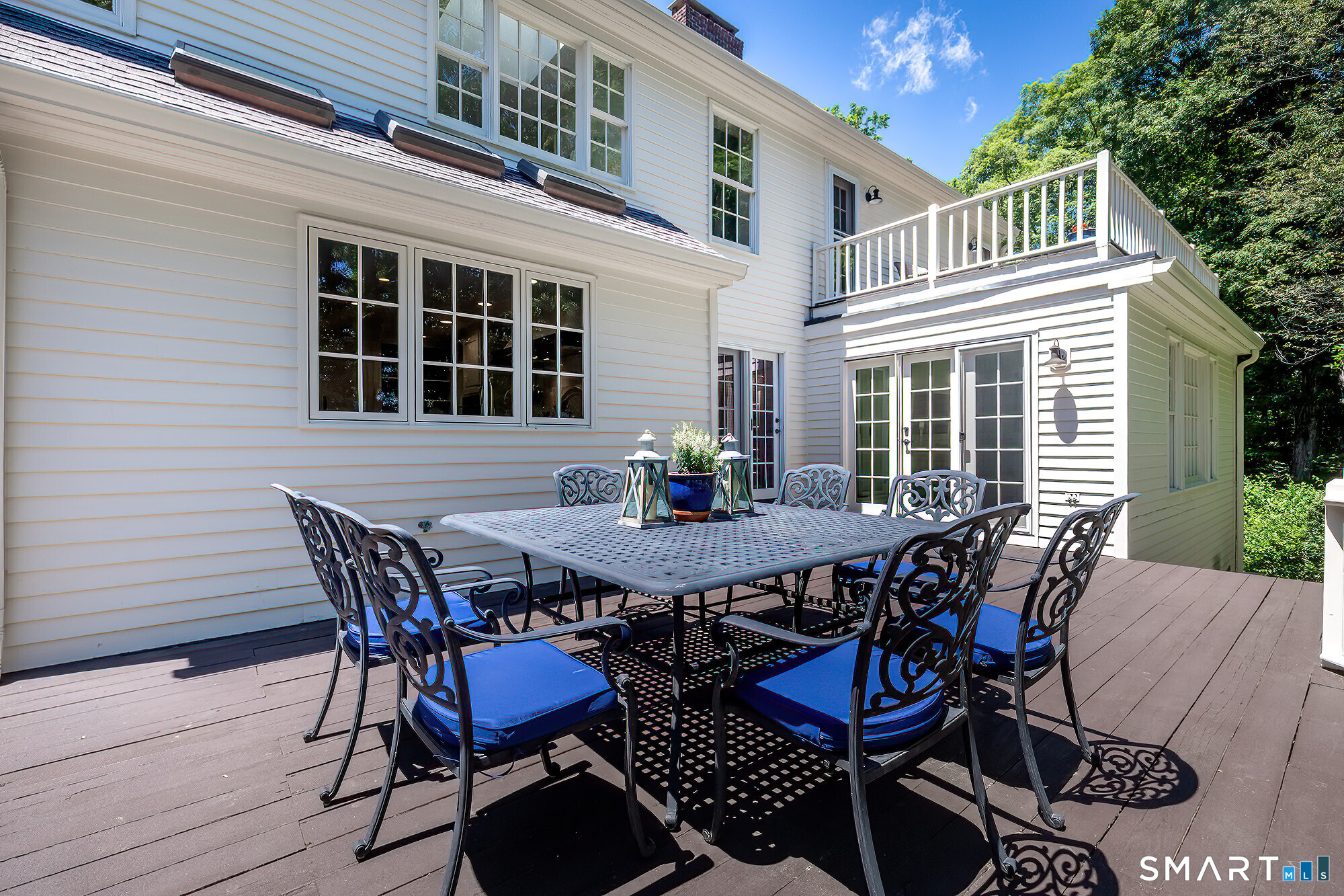 62 Blacksmith Ridge Road Ridgefield, CT 06877 - Photo 35 of 40 View up to the private deck off the primary room