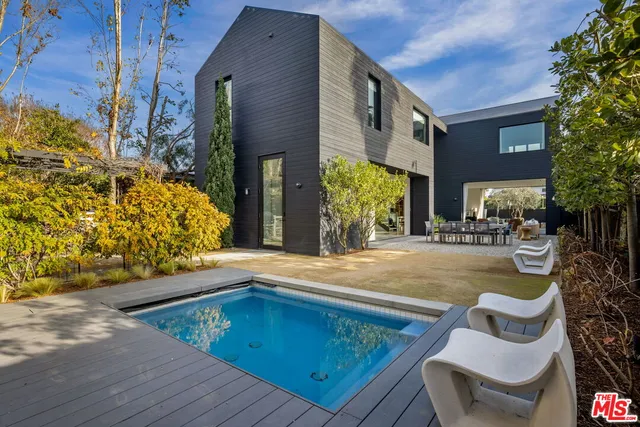 a outdoor space with furniture