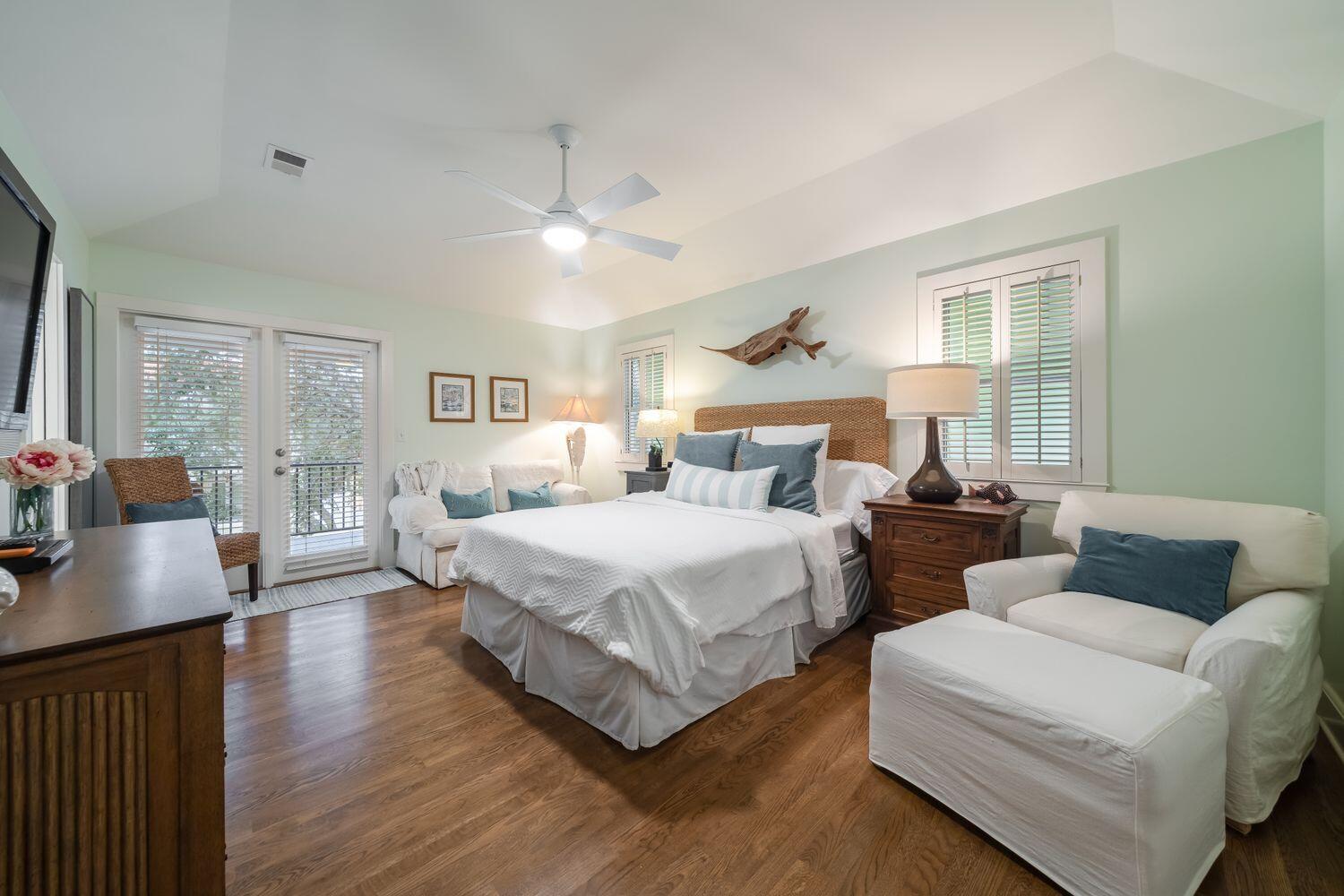 224 Rue Caribe Miramar Beach, FL 32550 - Photo 39 of 67 a bedroom with bed and a couch