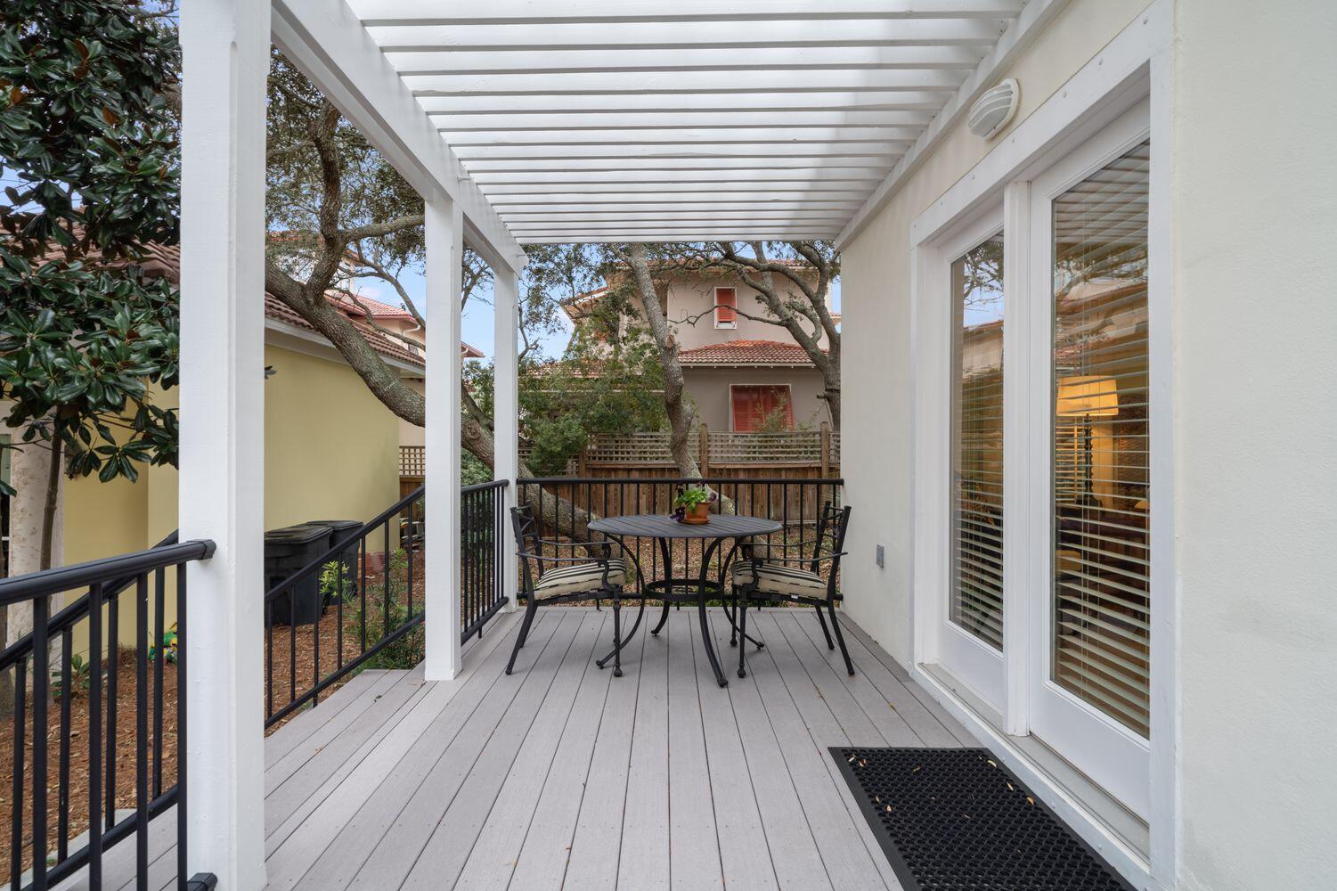 224 Rue Caribe Miramar Beach, FL 32550 - Photo 45 of 67 a view of a balcony with furniture