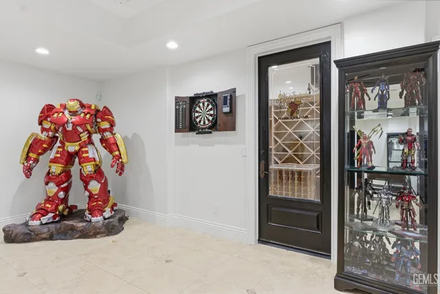 a view of a patio with couches and potted plants