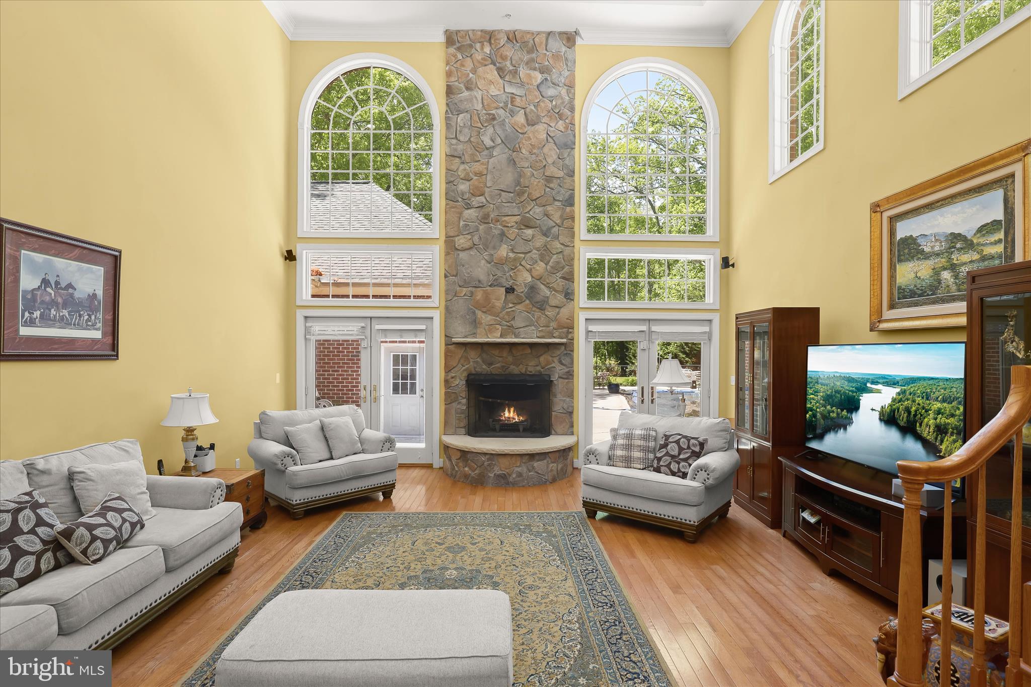 5530 Jim Pickett Road Sykesville, MD 21784 - Photo 16 of 76 Stone fireplace