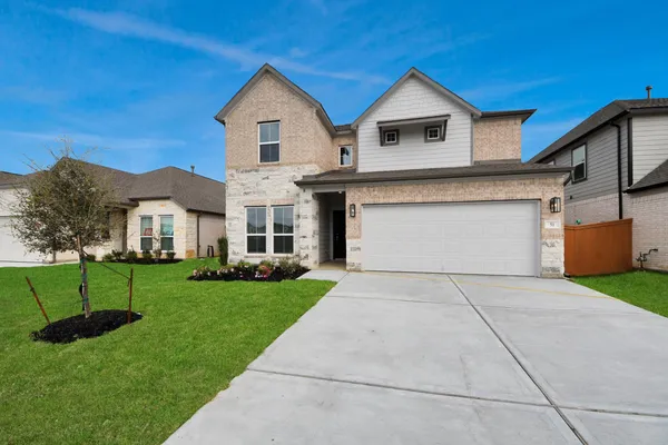 front view of house with a yard