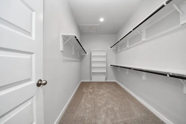 en view of an empty room