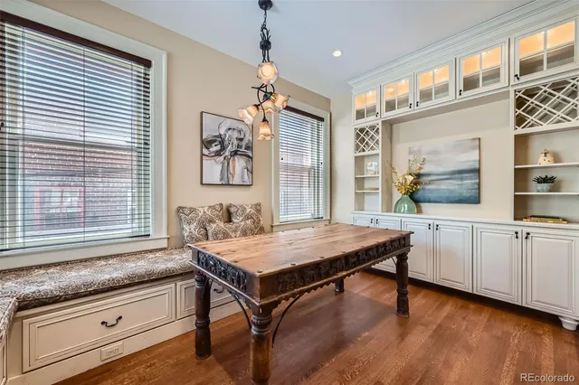 a room with furniture and window