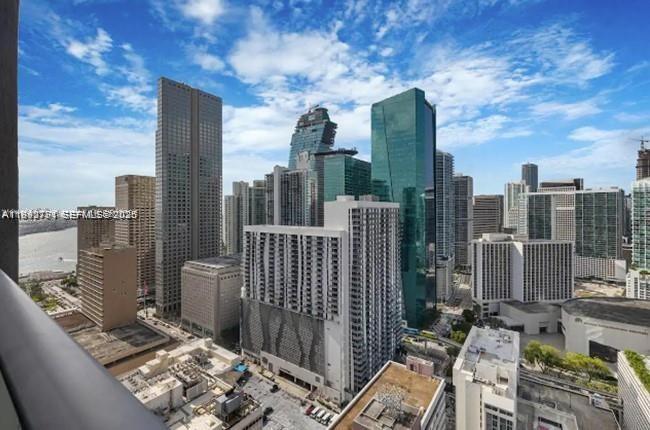 151 Southeast 1st Street, Unit 3111 Miami, FL 33131 - Photo 16 of 35 a view of city from balcony