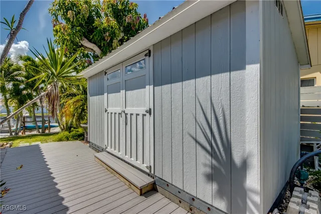 a view of storage and utility room