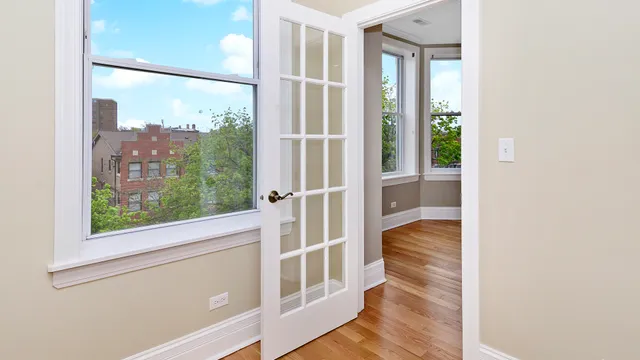 a view of front door