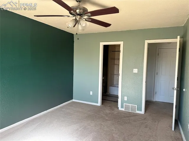 a close view of walk in closet