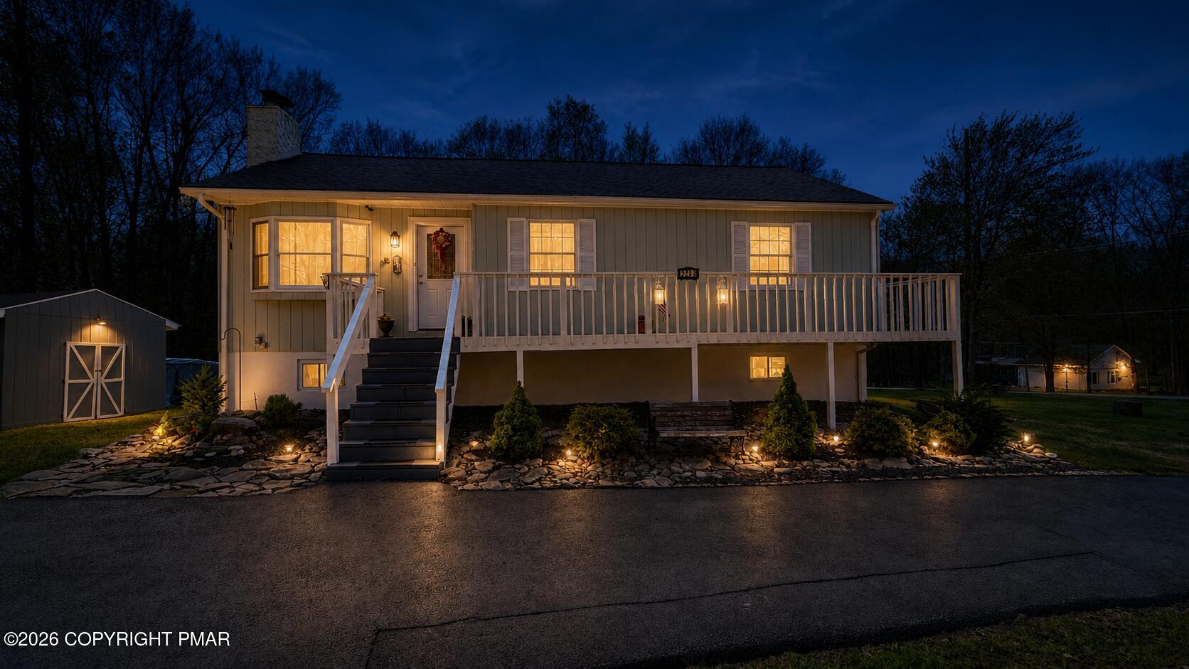 2295 Cramer Road Bushkill, PA 18324 - Photo 2 of 50 night view
