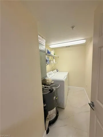 a utility room with a sink