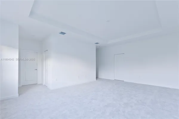 a view of an empty room