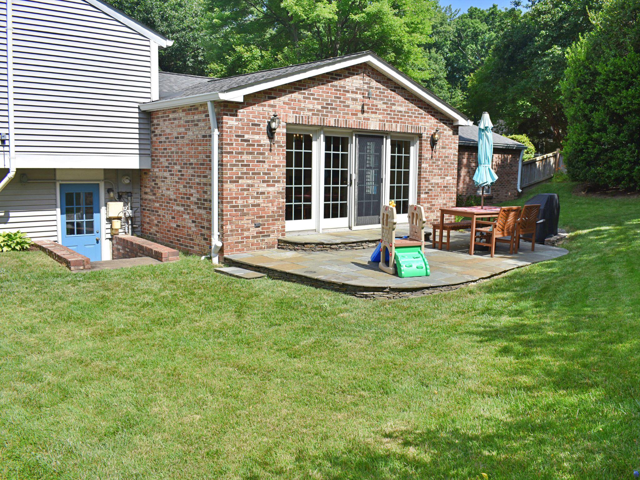 8097 Winding Way Court Springfield, VA 22153 - Photo 35 of 44 Beautiful rear exterior and outdoor space
