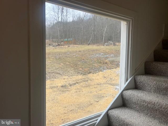 19402 Old Dans Rock Road Southwest Frostburg, MD 21532 - Photo 20 of 25 Inviting views from a cozy staircase.