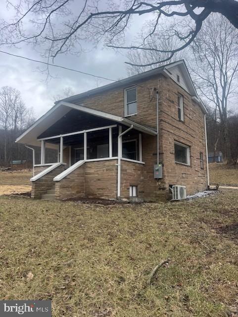 19402 Old Dans Rock Road Southwest Frostburg, MD 21532 - Photo 2 of 25 Charming brick home with inviting porch.