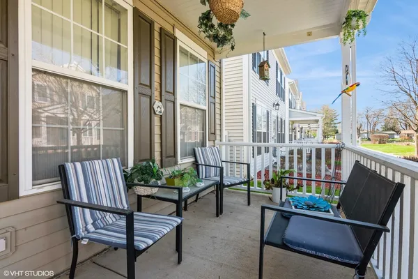 a outdoor living room with furniture