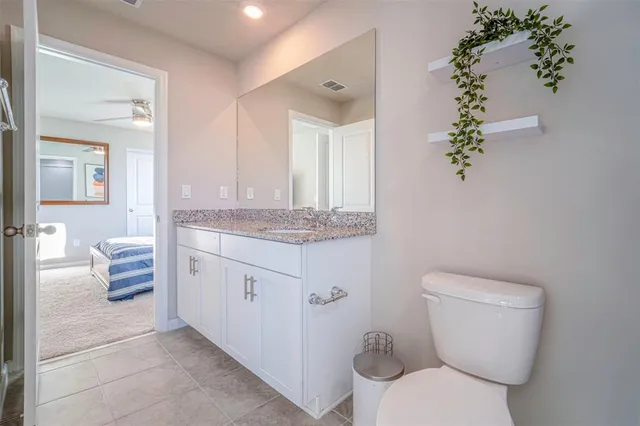 a front view of house with yard and outdoor seating