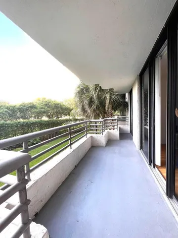 a view of balcony with couch