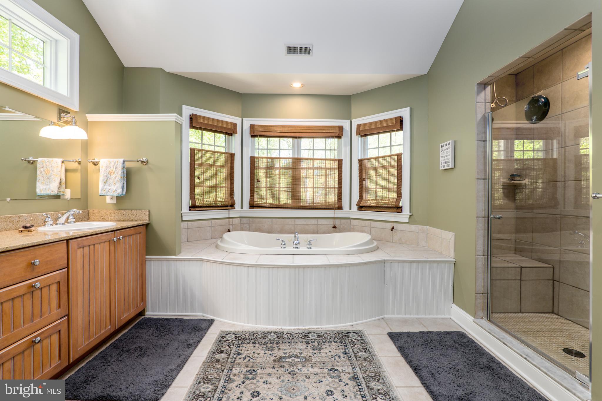 1500 Magers Landing Road Monkton, MD 21111 - Photo 17 of 37 Master bath w/ double sink/soaking tub and shower