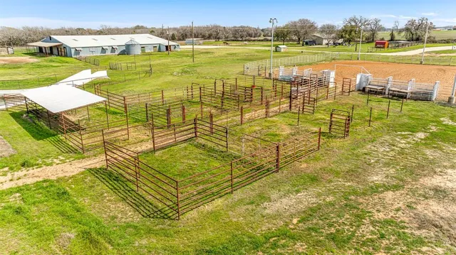 a view of a lake with a big yard